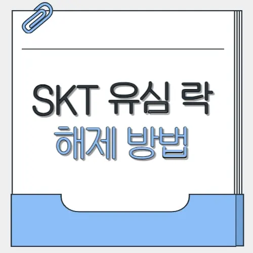 skt 유심 락